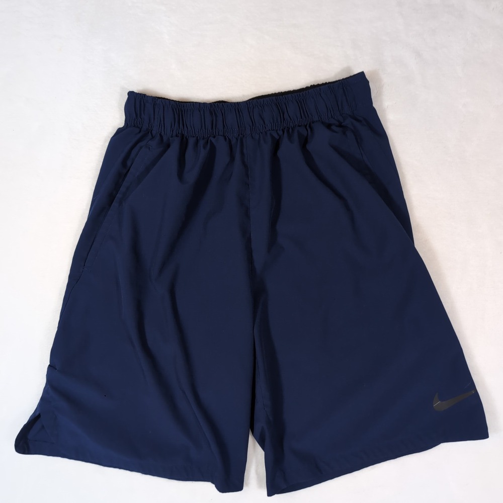 Nike Dri-FIT Athletic Shorts Mens Small Navy Blue 9" Inseam‎ 927526-478